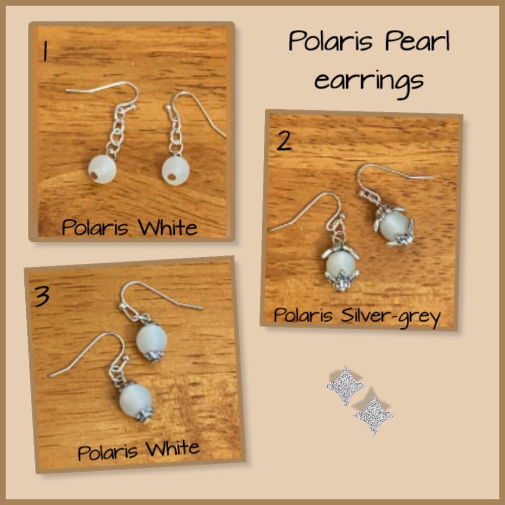 NEW Polaris Pearl earrings